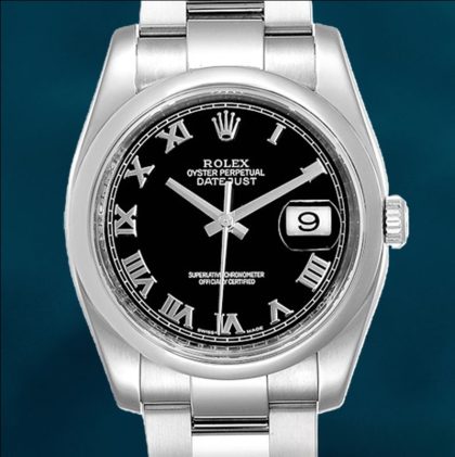 Rolex Datejust 36mm 116200BKRO Men’s Automatic Swiss Replica Wacthes