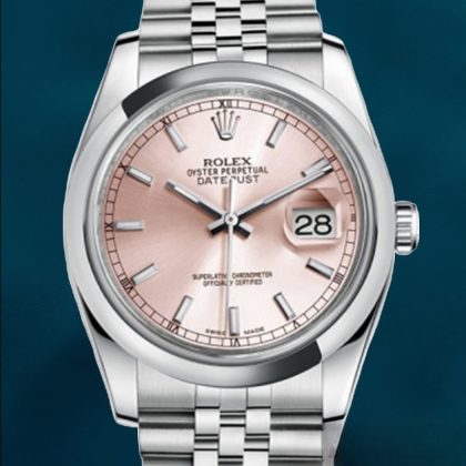 Rolex Datejust 36mm 116200PSJ Men’s Pink Dial Swiss Replica Wacthes