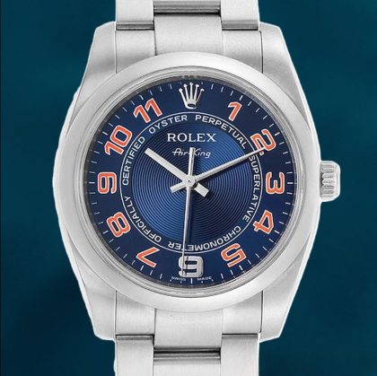 Rolex Air-king Men’s 114200BLAO 36mm Swiss Replica Watch