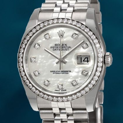 Rolex Datejust 36mm 116244MDJ Men’s Mother of Pearl Automatic