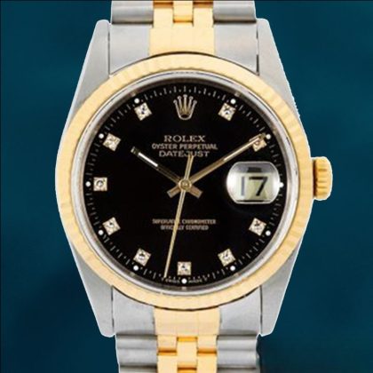 Rolex Datejust 36mm 16233BKDJ Men’s Black Dial