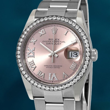 Rolex Datejust 36mm Ladies m126284rbr-0024 Silver-tone