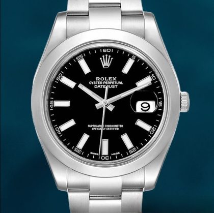 Rolex Datejust Men’s 116300BKSO 41mm Watch Automatic