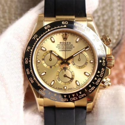 Rolex daytona champagne dial waterproof 40mm swiss replica m116518ln.0042