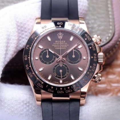 Rolex daytona chocolate dial waterproof 40mm swiss replica m116515ln.0041