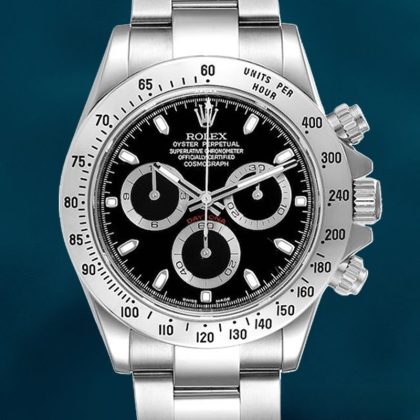 Rolex Daytona 116520BKSO 40mm Men’s Silver-tone