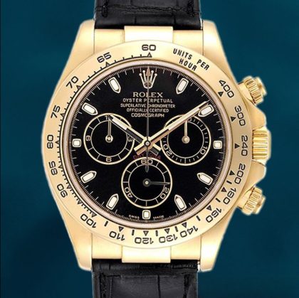 Rolex Daytona 116518 Men’s 40mm Automatic Leather Strap