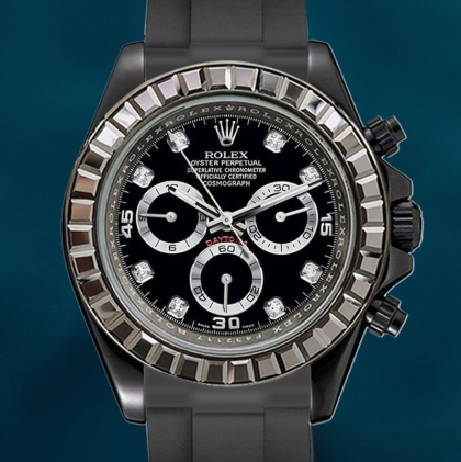 Rolex Daytona 40mm Men’s 116589 Stainless Steel Black-tone Swiss Replica Watch