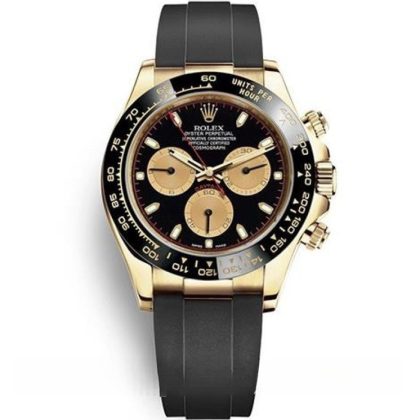 Rolex Daytona 116518.1 Men Black & Gold 40MM