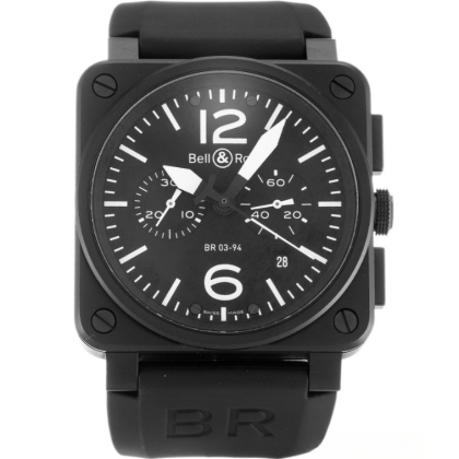 Bell and Ross BR03-94 Chronograph Carbon Men Quartz 42 MM