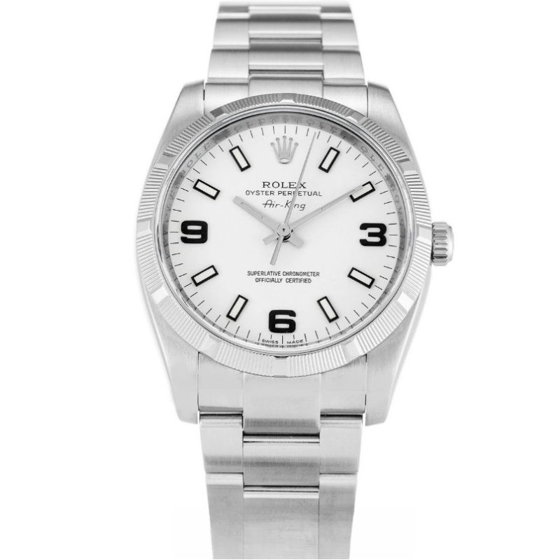 Rolex Air-King Automatic White 114210 34MM