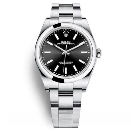 Rolex Oyster Perpetual 114300.3 Women Black 39MM