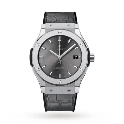 Hublot Classic Fusion Men Automatic Grey Rubber Watch 511.NX.7071.LR