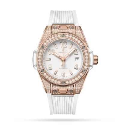 Hublot Big Bang Women Automatic White Rubber Watch 485.OE.2080.RW.1604