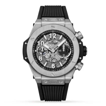 Hublot Big Bang Men Automatic Black Rubber Watch 421.NM.1170.RX