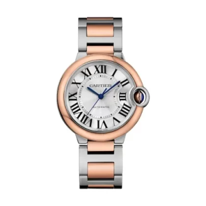 Cartier Ballon Bleu de Cartier Women Automatic Silver Bicoloured Watch W2BB0003