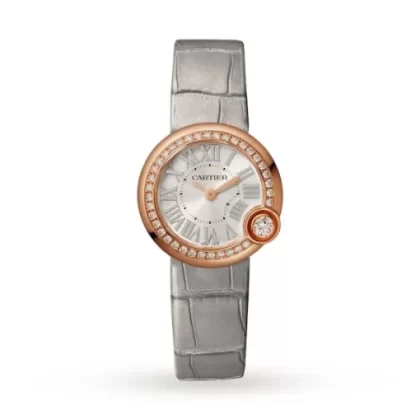 Cartier Ballon Bleu de Cartier Women Quartz Silver Leather Watch WJBL0006