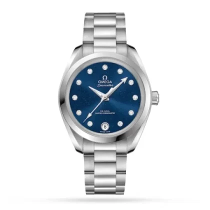 Omega Seamaster Aqua Terra Women Automatic Blue Stainless Steel Watch O22010342053001