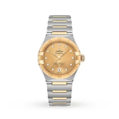 Omega Constellation Women Automatic Champagne Stainless Steel Watch O13120292058001