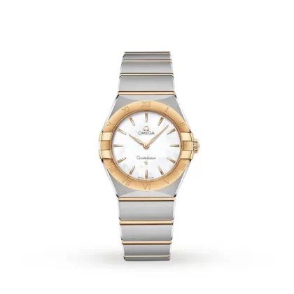 Omega Constellation Women Quartz Mother of Pearl Stainless Steel Watch O13120286005002