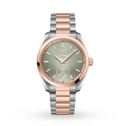 Omega Seamaster Aqua Terra Women Automatic Green Stainless Steel & 18ct Rose Gold Watch O22020382010001