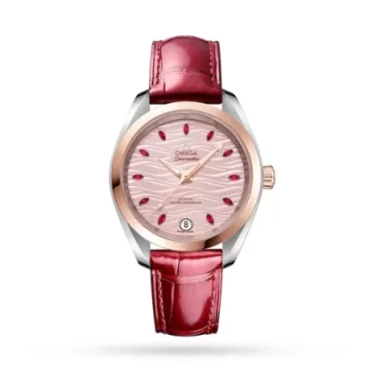 Omega Seamaster Aqua Terra Women Automatic Red Leather Watch O22023342060001