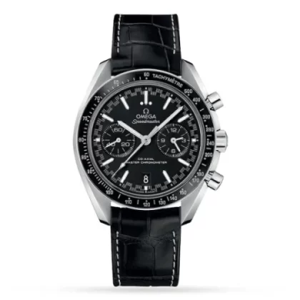 Omega Speedmaster Men Automatic Black Calf Watch O32933445101001