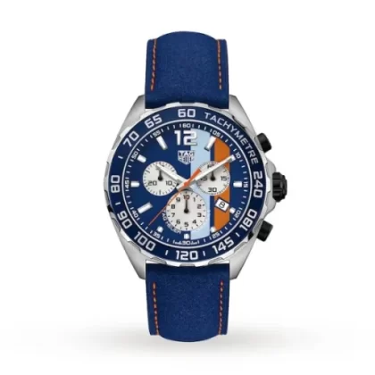 TAG Heuer Formula 1 Men Quartz Blue Calf Watch CAZ101N.FC8243