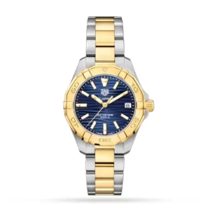 TAG Heuer Aquaracer Women Quartz Blue Bicoloured Watch WBD1325.BB0320