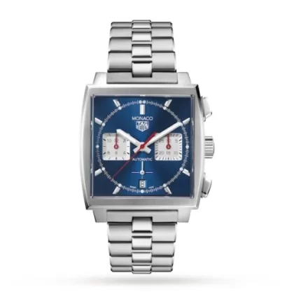 TAG Heuer Monaco Men Automatic Blue Stainless Steel Watch CBL2111.BA0644