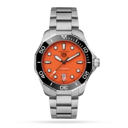 TAG Heuer Aquaracer Men Automatic Orange Stainless Steel Watch WBP201F.BA0632