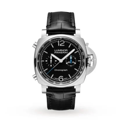 Panerai Luminor Men Automatic Black Alligator Watch PAM01109