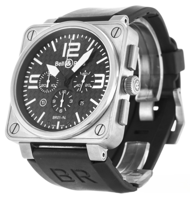 Bell and Ross BR01-94 Chronograph Titanium Men Quartz 46 MM