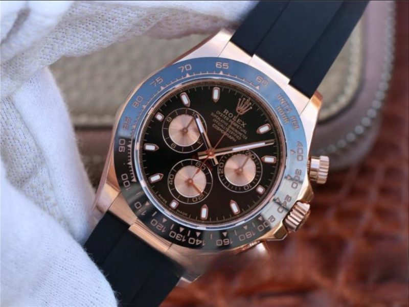 Rolex Daytona 116515ln.1 Men Black & Rose 40MM