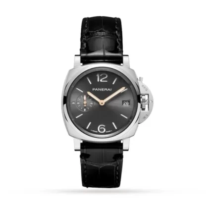 Panerai Luminor Men Automatic Black Alligator Watch PAM01247