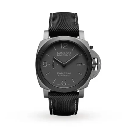 Panerai Luminor Men Automatic Grey Rubber Watch PAM01662