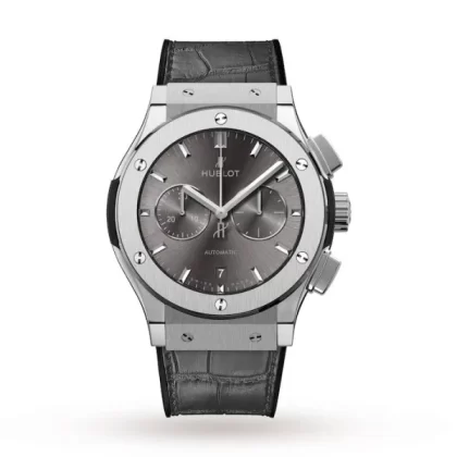 Hublot Classic Fusion Men Automatic Grey Alligator Watch 541.NX.7070.LR