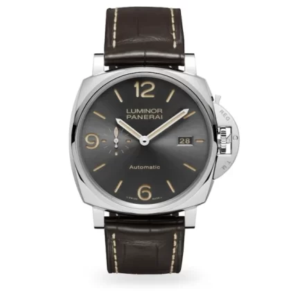 Panerai Luminor Due Men Automatic Black Alligator Watch PAM00943