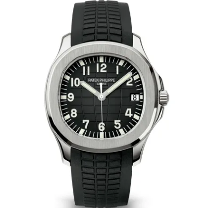 Patek Philippe Aquanaut Date Black Strap Stainless Steel 5167A-001