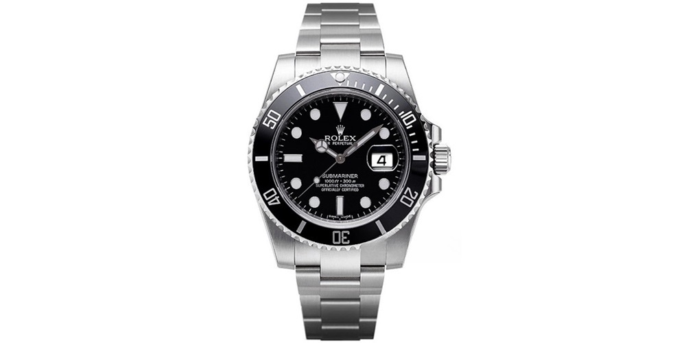 Rolex Submariner Series M116610LN-0001 Black Dial Watch (Black Water Ghost)