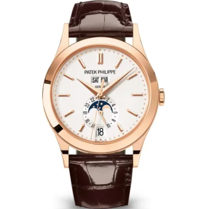 Patek Philippe Complications Rose Gold Silver Dial Watch 5396R-011