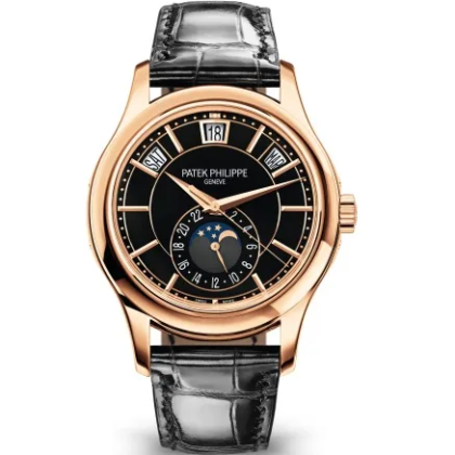 Patek Philippe Complications Automatic Black Dial Watch 5205R-010