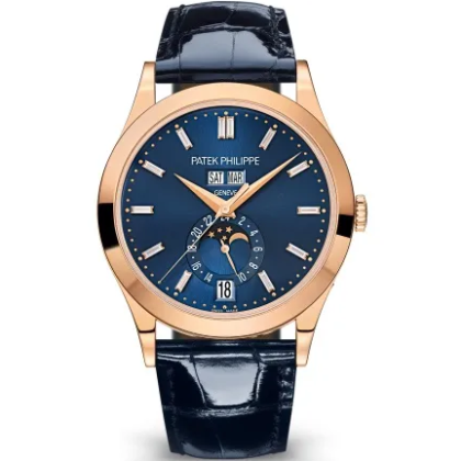 Patek Philippe Complications Rose Gold Diamond & Blue Dial 5396R-015