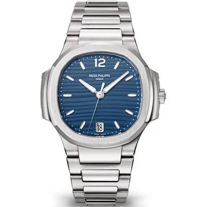 Patek Philippe Ladies Nautilus Blue Dial Stainless Steel 71181A-001