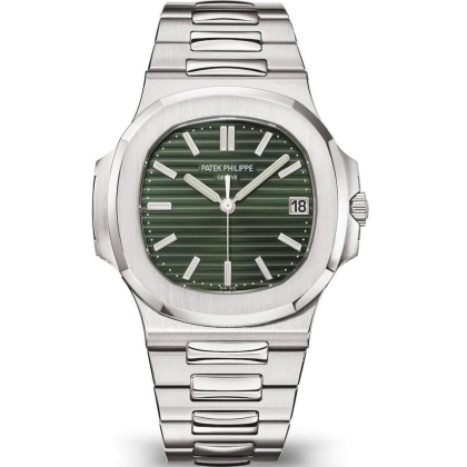 Patek Philippe Nautilus Automatic Olive-Green Dial Watch 57111A-014