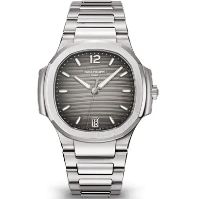 Patek Philippe Ladies Nautilus Gray Dial Stainless Steel 7118/1A-011