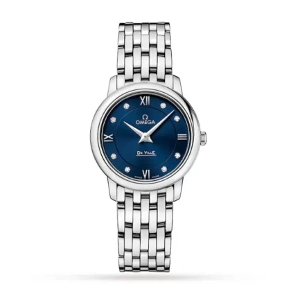 Omega Constellation Women Quartz Blue Stainless Steel Watch O42410276053001