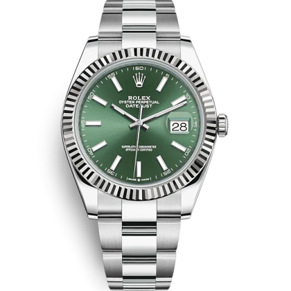 Rolex Datejust 126334 41mm Mint green